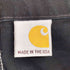 カーハート Carhartt MADE IN USA Orlginal Fit Double-Front Work Dungaree メンズ 32×30