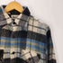 Madison 70-80S ウール リネン ナイロン 混 チェック L/S ヘビー フランネル ヘビネル シャツ メンズ import:L