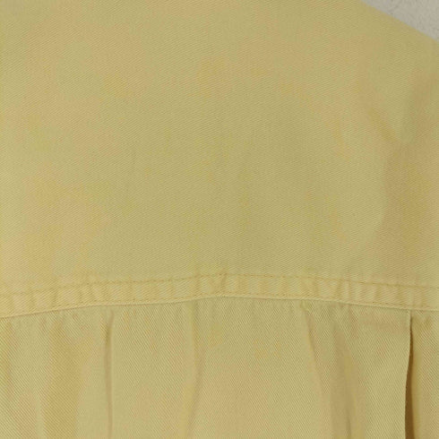 90s コットン レギュラーカラー フラップポケットシャツ メンズ L