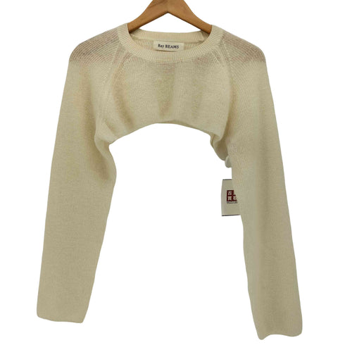 レイビームス Ray BEAMS 22aw アゼアミ クロップド クルーネック ニット レディース FREE
