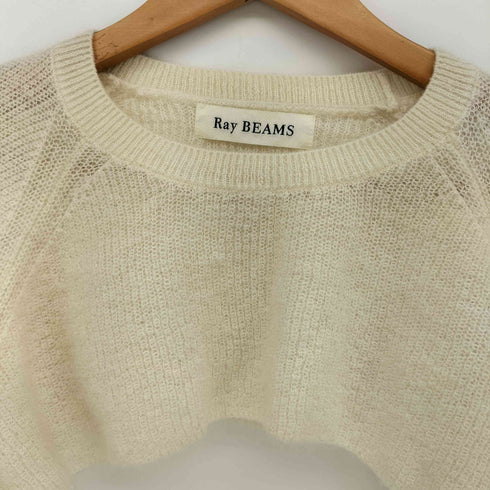 レイビームス Ray BEAMS 22aw アゼアミ クロップド クルーネック ニット レディース FREE
