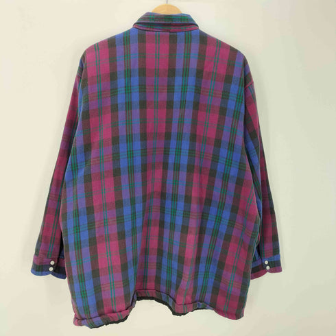 ファイブブラザー FIVE BROTHER 90S USA製 裏地キルティング ヘビー フランネル ヘビネル シャツ 襟芯 メンズ 2XL