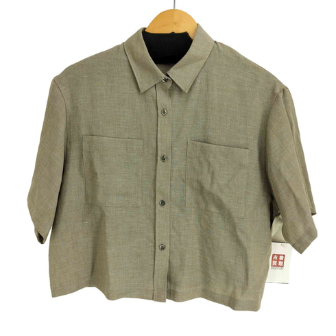 ドレステリア DRESSTERIOR ハーフスリーブクロップドシャツ レディース JPN:36