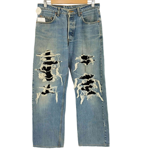 リーバイス Levis カナダ製 525 ボタンフライ デニムパンツ ボタン裏217刻印 メンズ 34L32