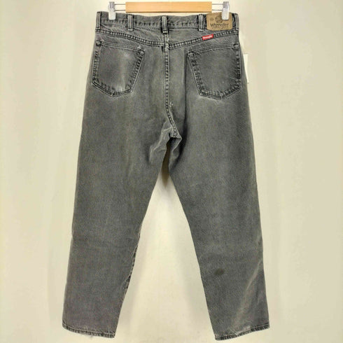 ラングラー Wrangler USA製 ストレートブラックデニムパンツ メンズ 34×30