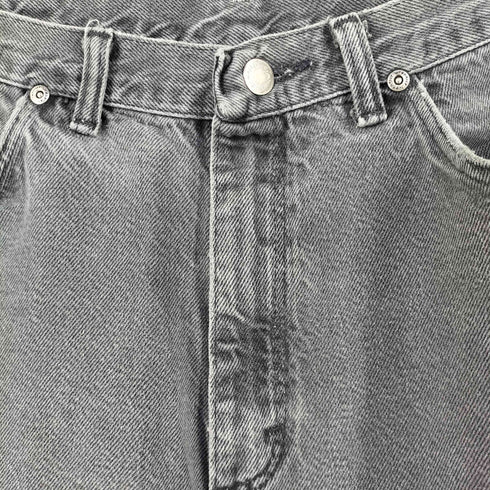 ラングラー Wrangler USA製 ストレートブラックデニムパンツ メンズ 34×30