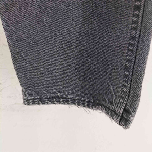 ラングラー Wrangler USA製 ストレートブラックデニムパンツ メンズ 34×30