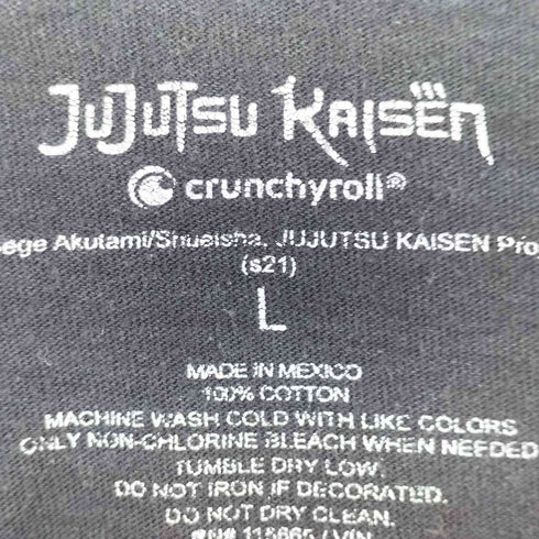 アニメ キャラクタープリント Tシャツ メンズ L