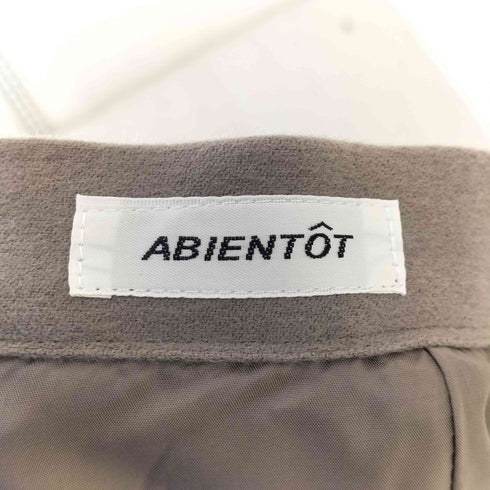 ABIENTOT ウール100 ポケットタイトスカート レディース