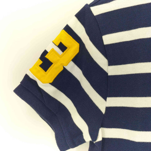ポロバイラルフローレン Polo by RALPH LAUREN ビッグポニー CUSTOM FIT ボーダーポロシャツ メンズ import:S