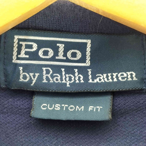 ポロバイラルフローレン Polo by RALPH LAUREN ビッグポニー CUSTOM FIT ボーダーポロシャツ メンズ import:S