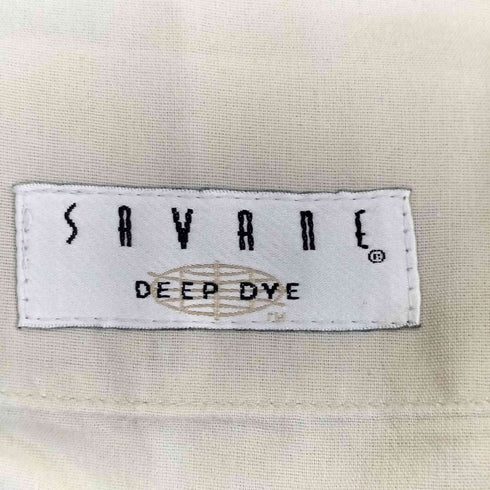 サヴァーン savane コットンリネン 2タックストレートパンツ メンズ W32L30