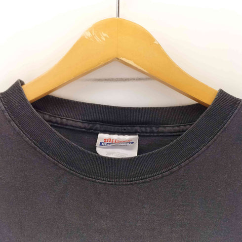 ヘインズ Hanes HEAVYWEIGHT 企業ロゴプリント クルーネックTシャツ メンズ