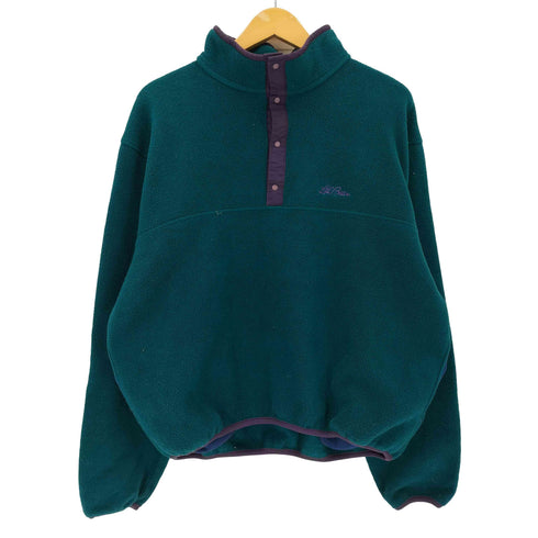 エルエルビーン L.L.Bean 80-90s USA製 スナップボタン フリースプルオーバー メンズ import:M