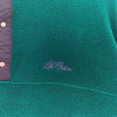 エルエルビーン L.L.Bean 80-90s USA製 スナップボタン フリースプルオーバー メンズ import:M