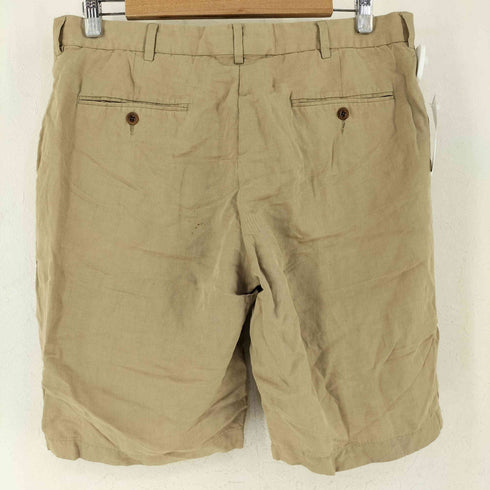 ポロバイラルフローレン Polo by RALPH LAUREN 90s PRESTON FIT リネン シルク コットン ハーフパンツ メンズ 34