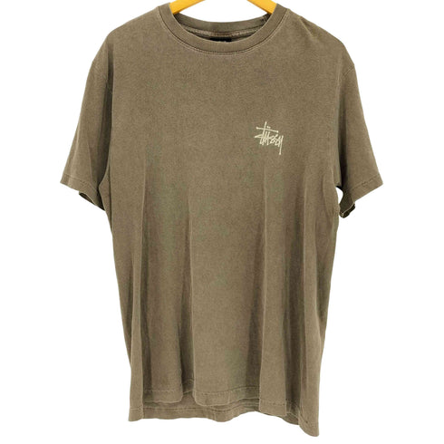 ステューシー Stussy USA製 両面 ショーンロゴ 半袖Tシャツ メンズ import:M