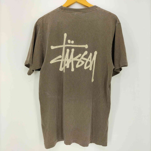 ステューシー Stussy USA製 両面 ショーンロゴ 半袖Tシャツ メンズ import:M