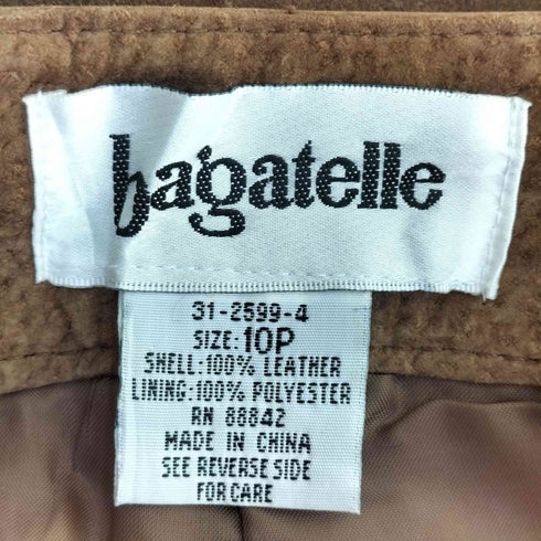 BAGATELLE ヌバックレザー ストレートパンツ メンズ 10P