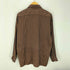 CARNABY コットン ポリ 総柄 波状 ストライプ L/S シャイニー シャツ メンズ import:L