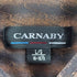 CARNABY コットン ポリ 総柄 波状 ストライプ L/S シャイニー シャツ メンズ import:L