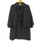 martine sitbon ウール100 ケープレイヤードコート レディース 46