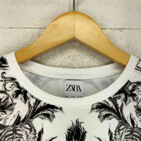 ザラ ZARA Y2K 虎 クルーネック Tシャツ メンズ import:L