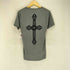 STUD MUFFIN スカル クロス プリント クルーネック Tシャツ Y2K メンズ JPN:M