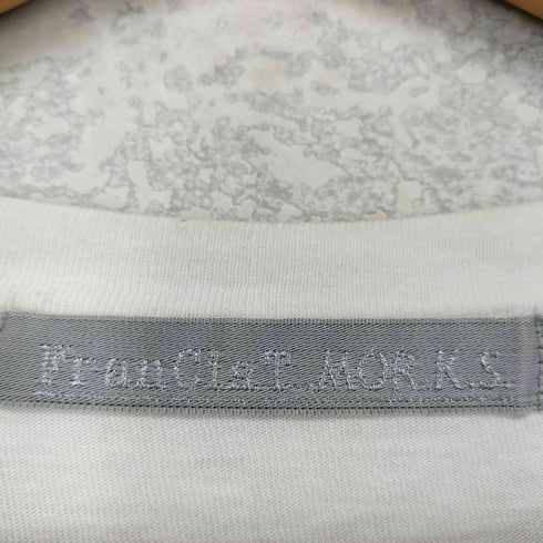 フランシストモークス FranCisT_MOR.K.S スカル ラインストーン Vネック Tシャツ Y2K メンズ JPN:3