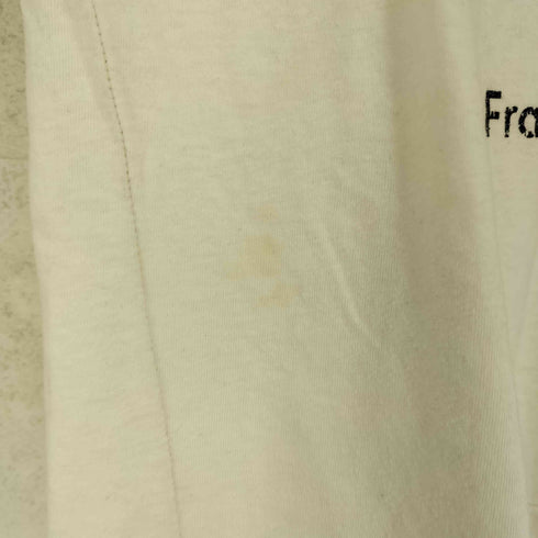 フランシストモークス FranCisT_MOR.K.S Y2K スカル プリント フェイクレザーポケット クルーネック Tシャツ メンズ JPN:3