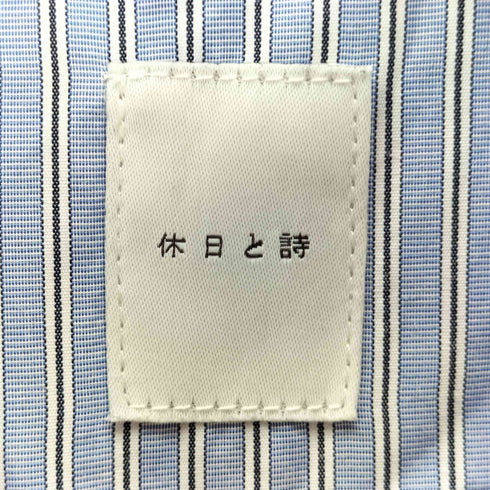 キュウジツトウタ 休日と詩 ホリデーモーニングロングシャツ レディース