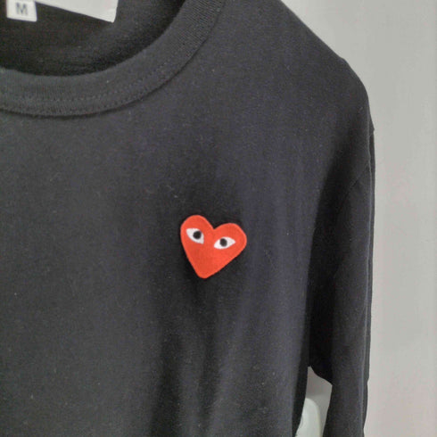 プレイコムデギャルソン PLAY COMME des GARCONS Long Sleeve T-Shirt With Red Emblem メンズ JPN:M