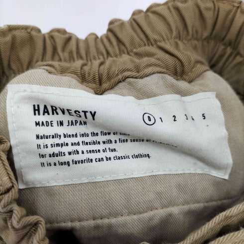 ハーベスティ HARVESTY コットンチノクロスサーカスパンツ レディース JPN:0