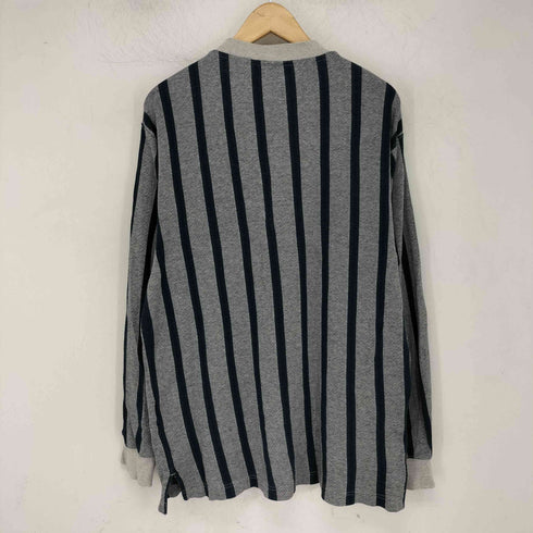 エディーバウアー Eddie Bauer 白タグ ヘンリーネック L/S カットソー メンズ import:S