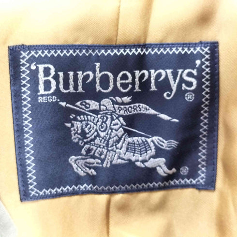 バーバリーズ BURBERRYS 90s ノバチェックライナー付き 比翼ステンカラーコート メンズ