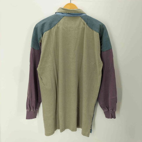 LINE7 刺繍ロゴ ラガーシャツ メンズ import:S
