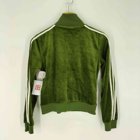 アディダス adidas 万国旗タグ ベロアトラックジャケット レディース import:M