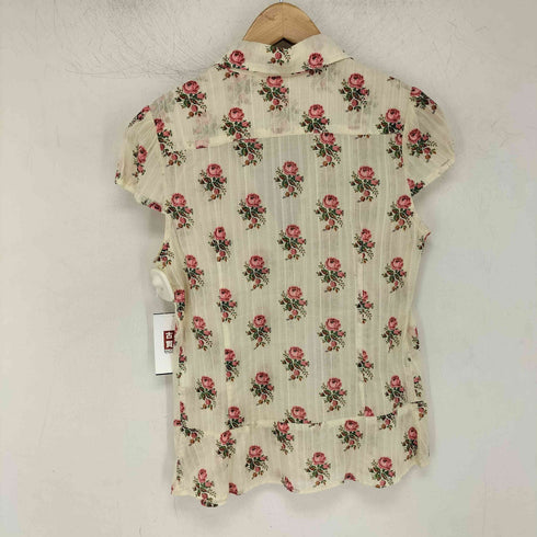 ヒステリックグラマー HYSTERIC GLAMOUR フレンチスリーブ 花柄ブラウス Y2K レディース FREE