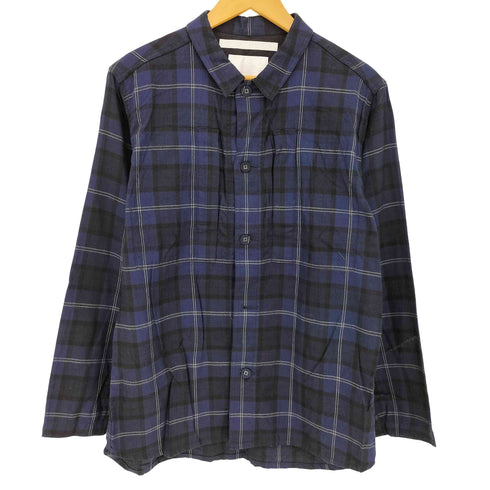 ホワイトマウンテニアリング WHITE MOUNTAINEERING 16aw コットン ウィンドウペーンチェック 長袖 シャツ メンズ JPN:2