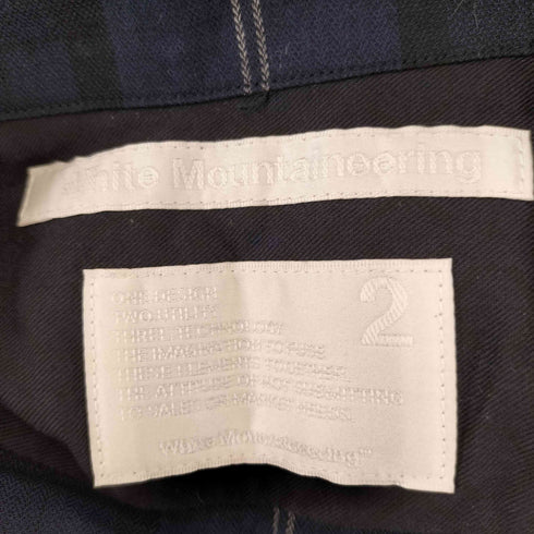 ホワイトマウンテニアリング WHITE MOUNTAINEERING 16aw コットン ウィンドウペーンチェック 長袖 シャツ メンズ JPN:2