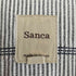 サンカ Sanca ストライプ ラウンドヘム 長袖シャツ メンズ JPN:2