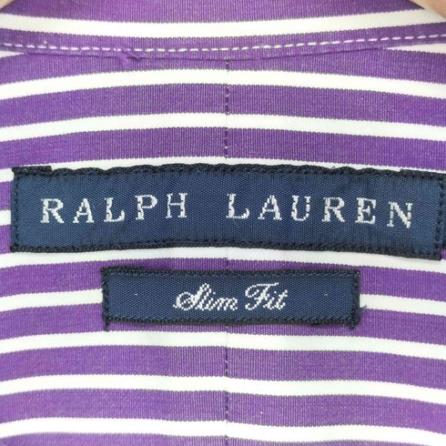 ラルフローレン RALPH LAUREN SLIM FIT ポニー刺繍 L/S シャツ レディース 2