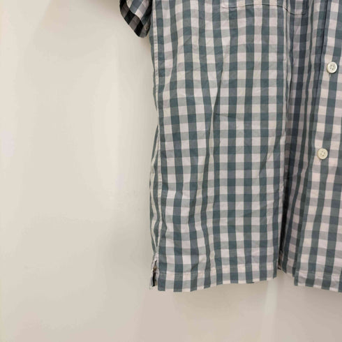 ジムフレックス GYMPHLEX S/S チェックシャツ ボックスシルエット メンズ JPN:L