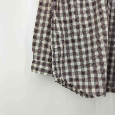 パパス papas シェルボタン フラップポケット チェック レギュラーカラー L/S シャツ メンズ JPN:L