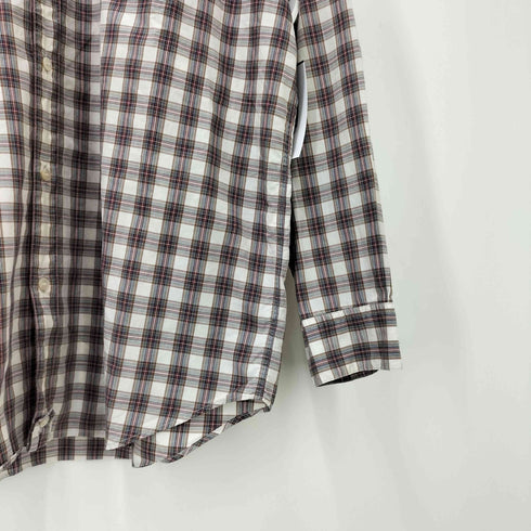 パパス papas シェルボタン フラップポケット チェック レギュラーカラー L/S シャツ メンズ JPN:L