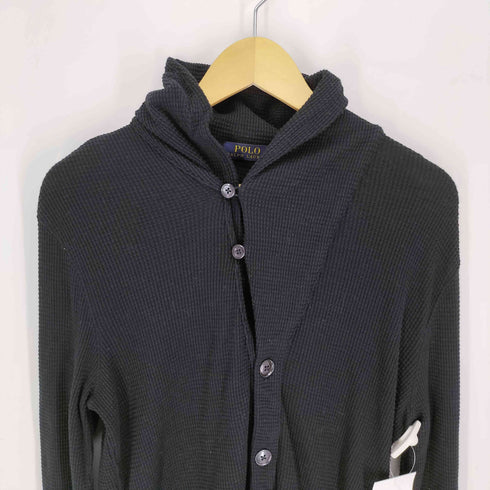 ポロラルフローレン POLO RALPH LAUREN ポニー無し ショールカラー ワッフル サーマル ボタンカーディガン メンズ import:M
