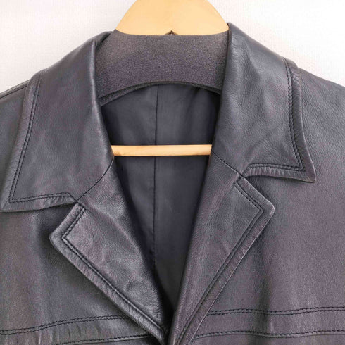 Cow leather レザーコートジャケット メンズ JPN:L