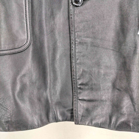 Cow leather レザーコートジャケット メンズ JPN:L