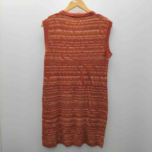 ミッソーニスポーツ MISSONI SPORTS 総柄 ニットワンピース レディース