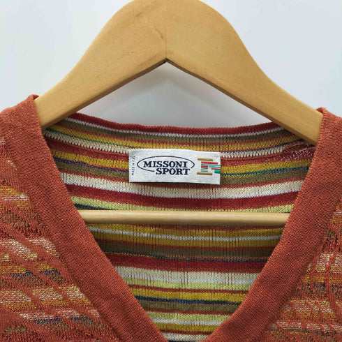 ミッソーニスポーツ MISSONI SPORTS 総柄 ニットワンピース レディース